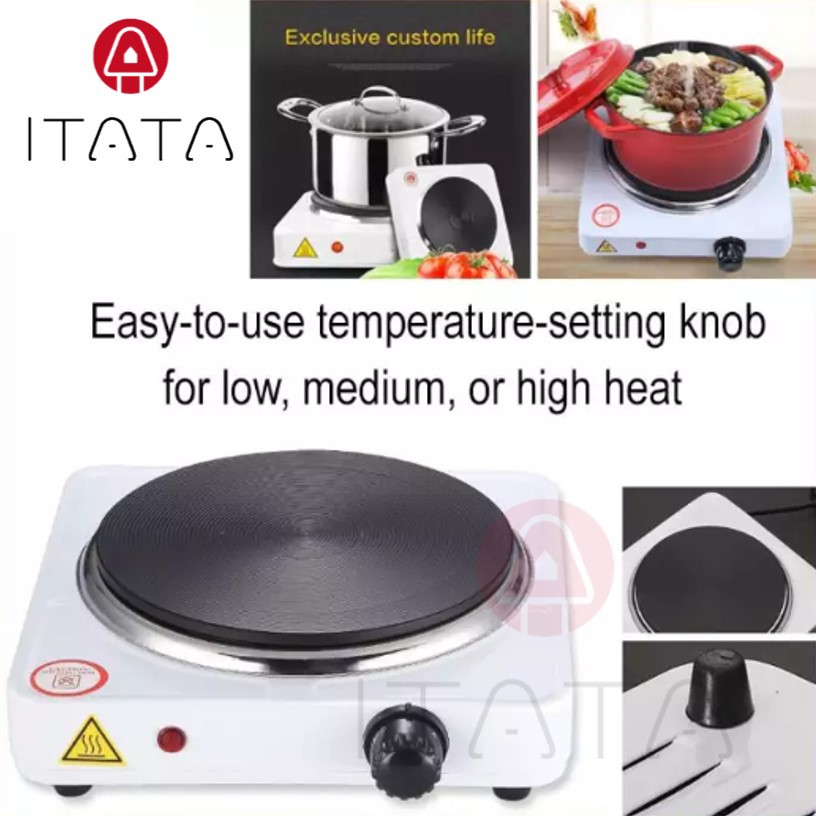 [RANDOM COLOUR[ ITATA Portable Electric Stove Hot Plate Cooking Pan Gas