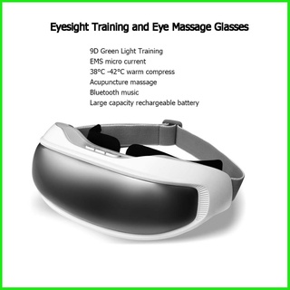 9D Bates green light vision recovery training device eye care protector with bluetooth music and massage function
