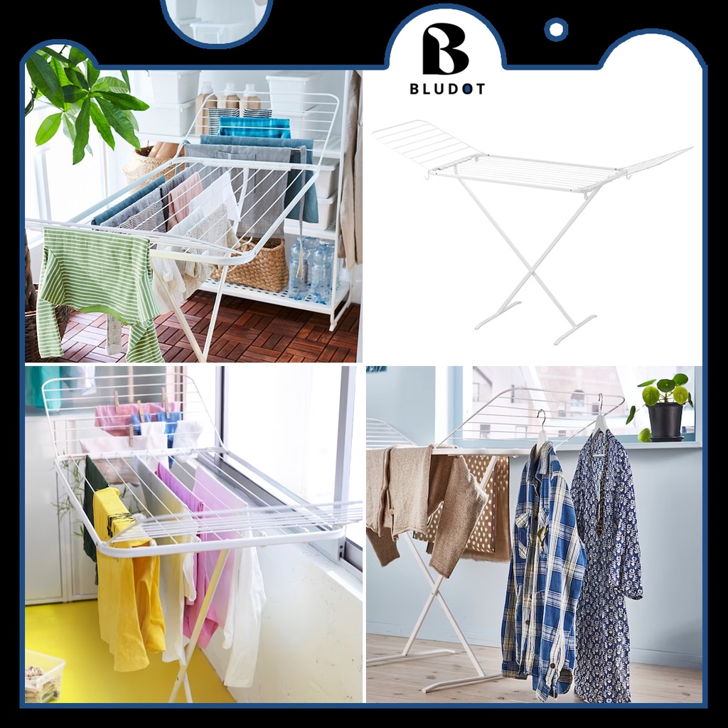 IKEA DRYING RACK MULIG DRYING RACK UNIT RAK MENGERING IKEA WHITE