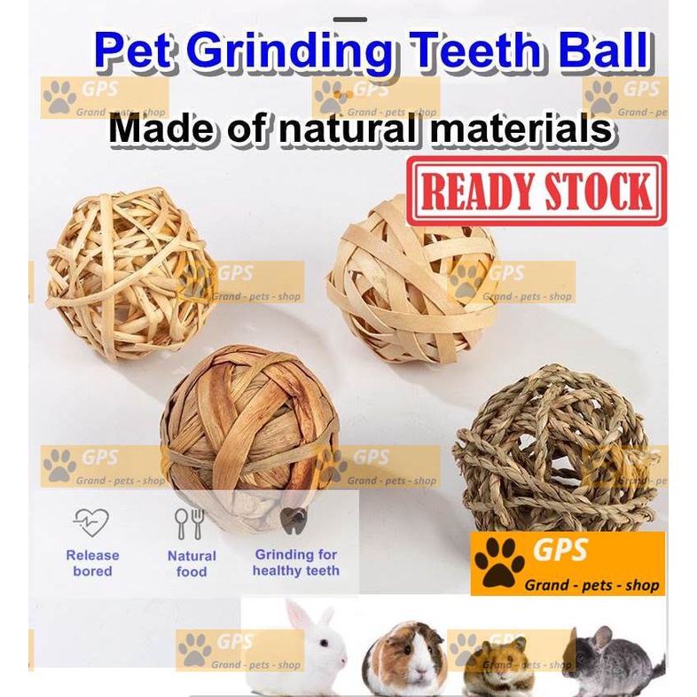 [new]Small animal pet grinding teeth toys ball-Hamster,Guinea pig,Rabbit,Chinchilla,Totoro,Cat, for healthy teeth