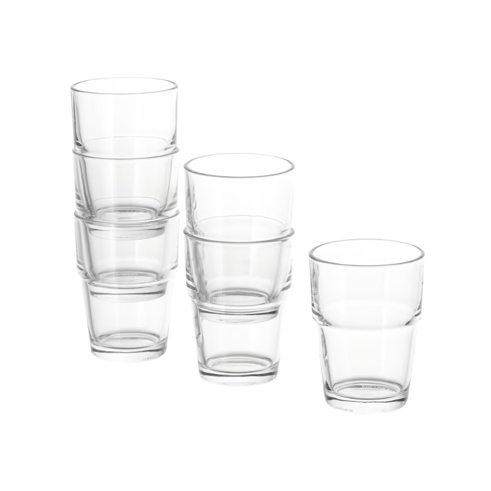 IKEA REKO GLASS IKEA CLEAR GLASS 170ml WATER GLASS WATER CUP GELAS AIR