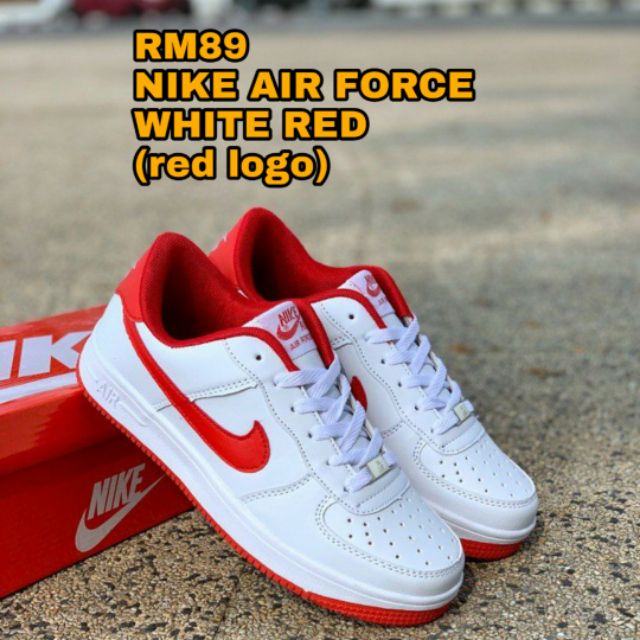 nike air force red logo