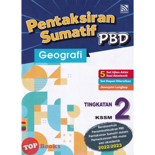 Topbooks Pelangi Pentaksiran Sumatif Pbd Geografi Tingkatan Kssm