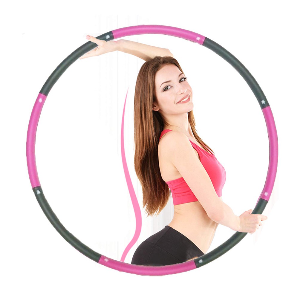 weighted hula hoop for exercise and fitness