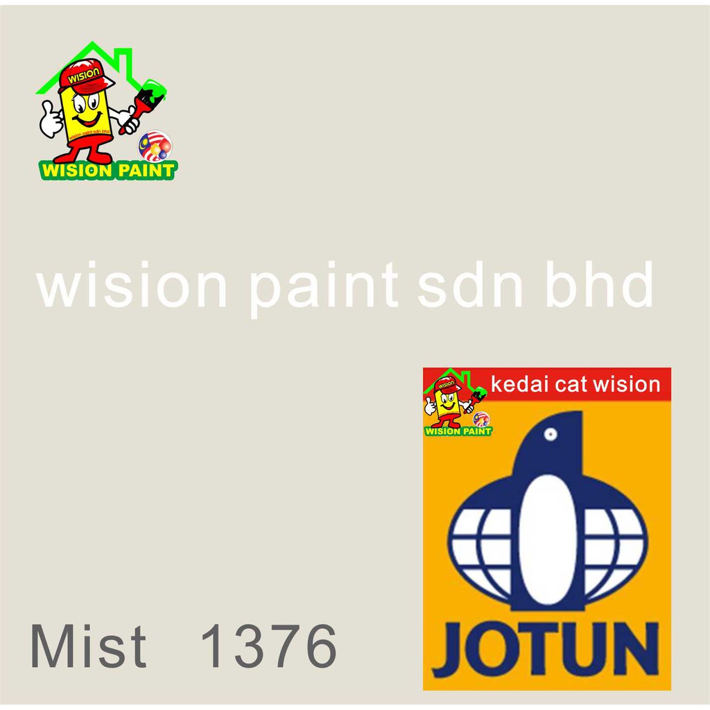 1376 MIST ( 7L ) JOTUN PAINT JOTAPLAST MAX ( MATT FINISH ) INTERIOR