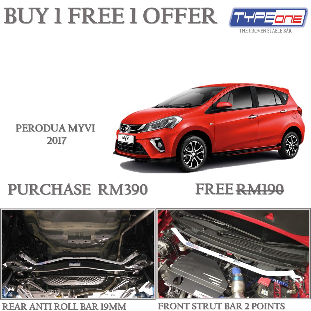 type one safety bar myvi