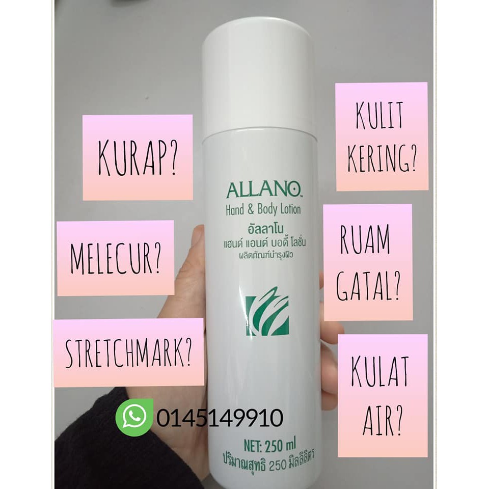 Lotion Allano Amway Lotion Tangan Dan Badan Shopee Malaysia