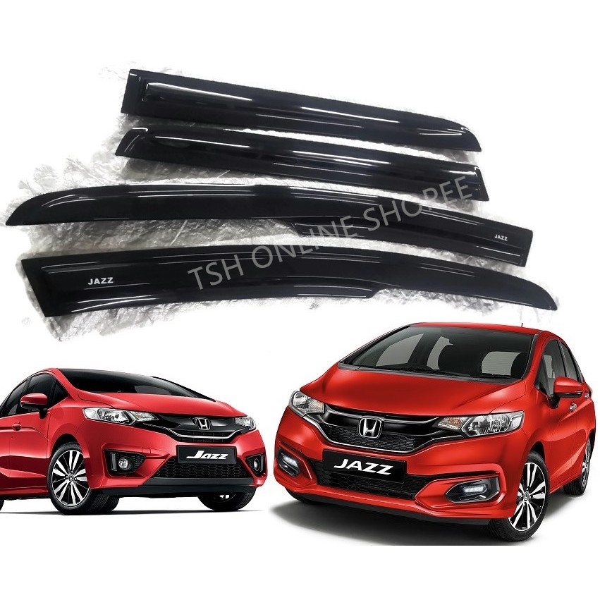 Honda Jazz Door Visor Mugen Year 14 Gk Size Arround 8cm Shopee Malaysia