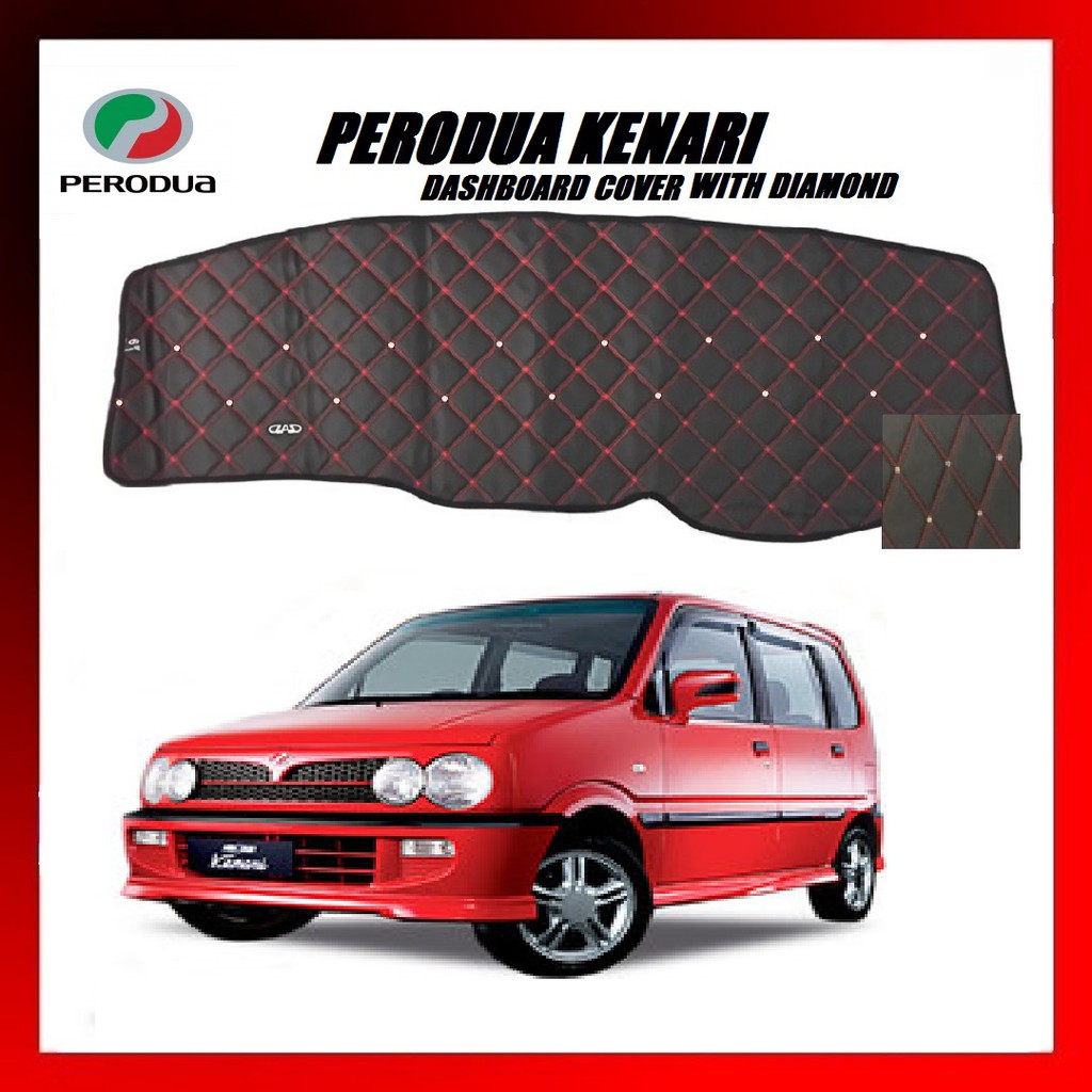 (DIAMOND) PERODUA KENARI DAD NON SLIP DASHBOARD COVER 