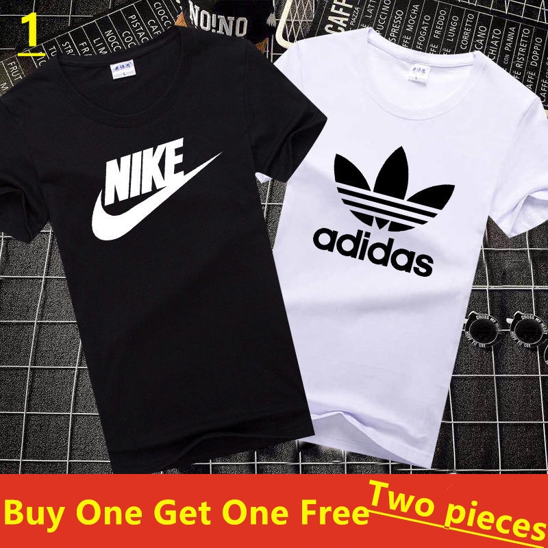 half nike half adidas shirt