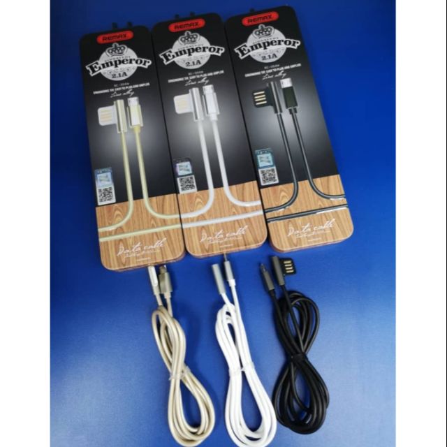 Original Remax Rc A Emperor Series Type C Micro Ergonomic L Shape Data Cable Shopee Malaysia