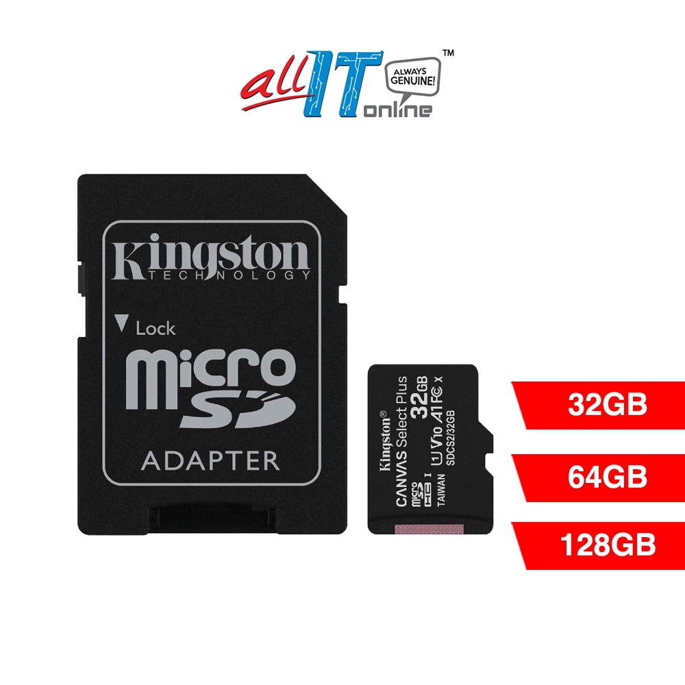 Карта памяти kingston canvas select plus 128 гб sdcs2 128gb