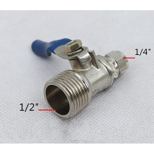ECOYANG Water Filter Ball Valve 1/4" 1/2" Water Filter fitting
