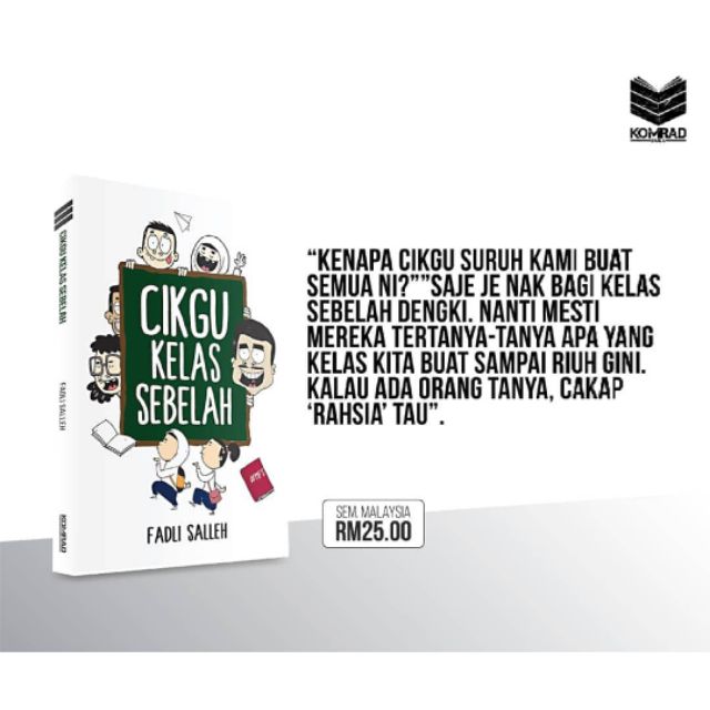 Cikgu Kelas Sebelah Fadli Saleh Shopee Malaysia