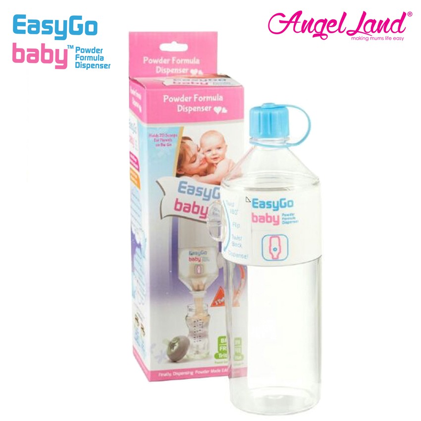 baby bottle with formula dispenser