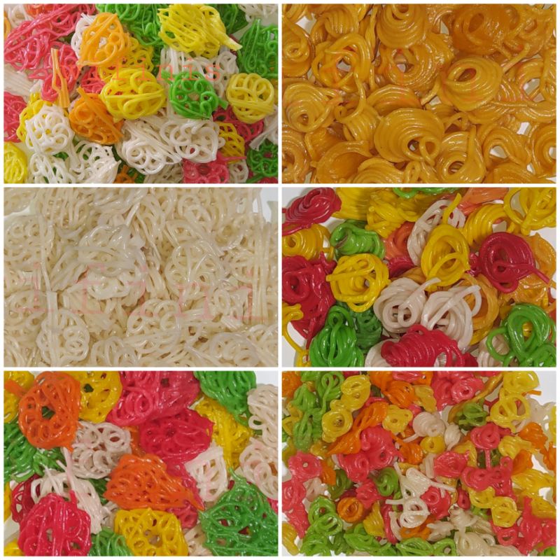 MAWAR Various Crackers Raw Crackers, Onion Seblak Rafael Rose Snail Intestines 500gr 0.5kg