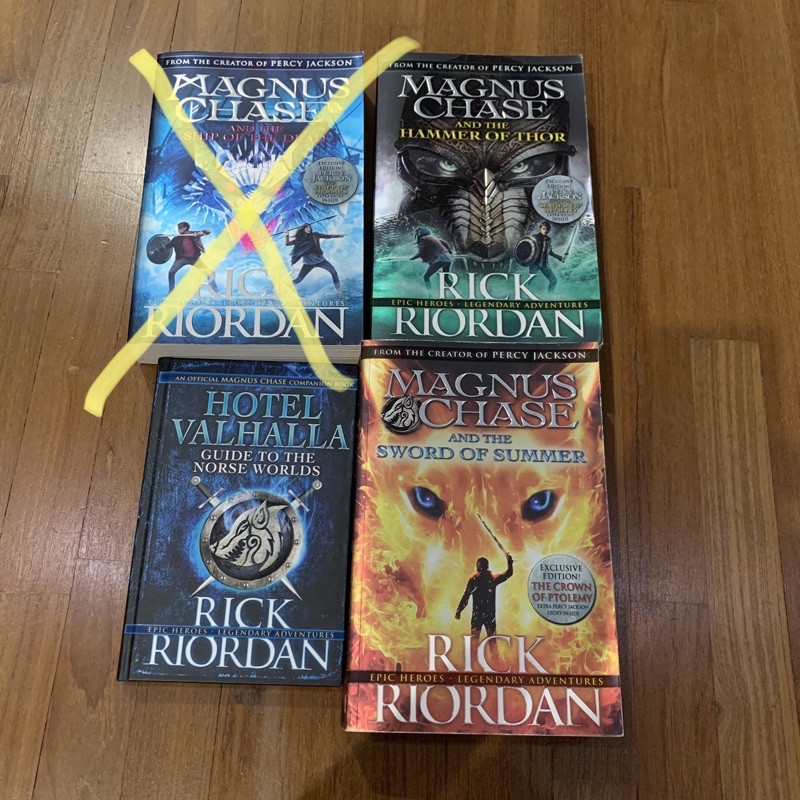 Magnus Chase Series By Rick Riordan Shopee Malaysia