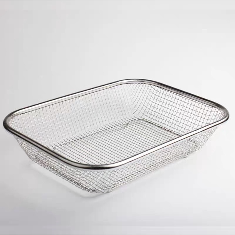 Kitchen stainless steel strainer, oil leaking mesh, fryer, oil filter