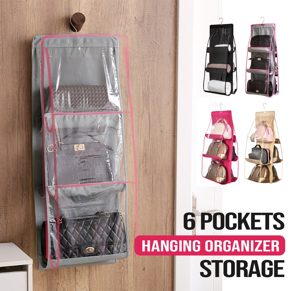 G 0603 Bag Storage Bag Dust Proof Handbag Rack Organizer Storage Shopee Malaysia