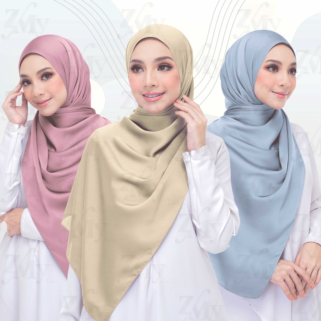 Shawl Satin Bubble Luxe | Premium Hijab