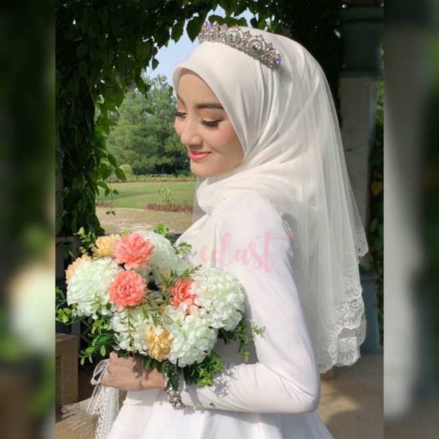  TUDUNG  BAWAL MERLIN PENGANTIN TUDUNG NIKAH  TUDUNG  KAHWIN 