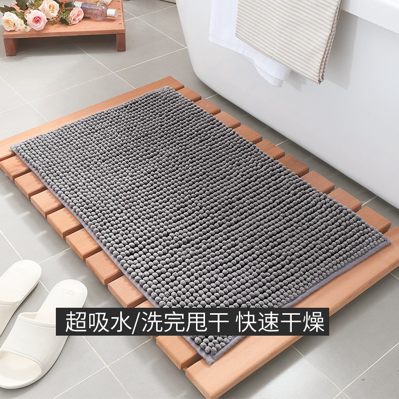 Microfiber Thickening Chenille Hotel Bathroom Foot Mats Home