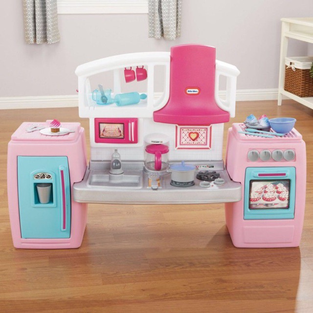 little tikes cook n grow kitchen pink