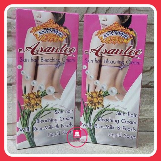 Asantee Skin Hair Bleaching Cream Shopee Malaysia