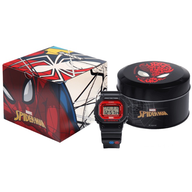 g shock spiderman edition