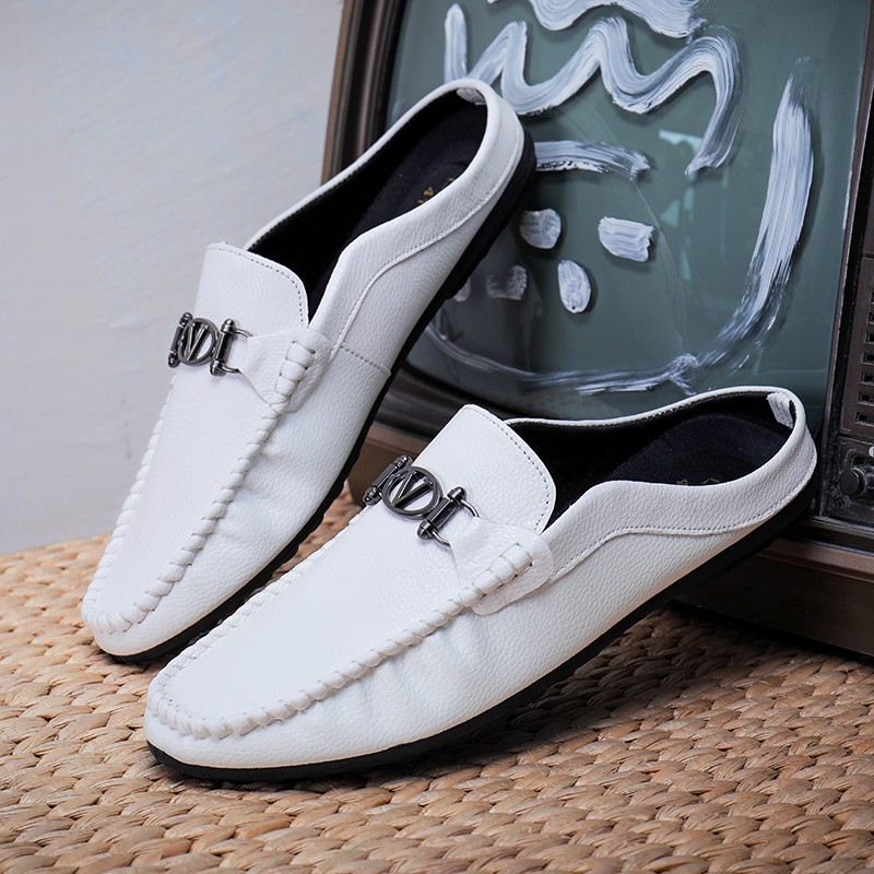 mens slip on shoes with no back