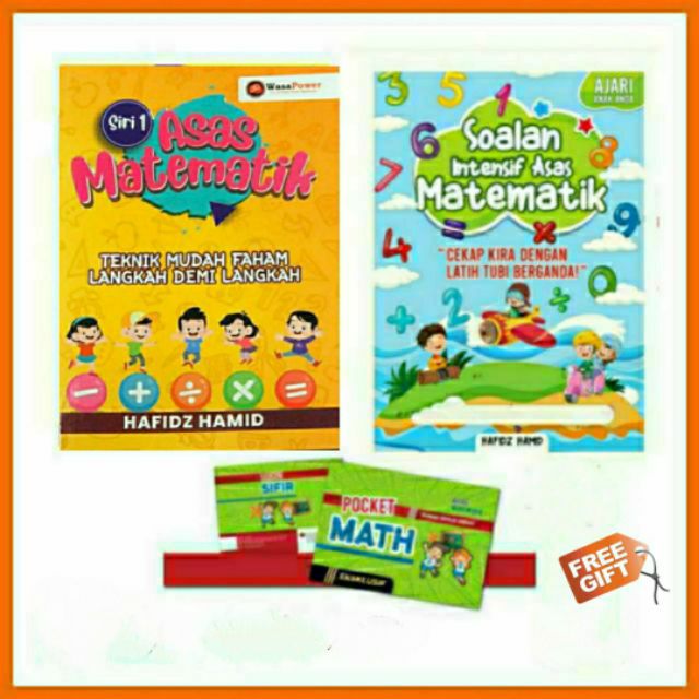 COMBO BUKU ASAS MATEMATIK VIRAL & SOALAN INTENSIF  Shopee 