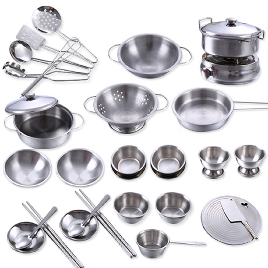 kitchen set stainless steel toys