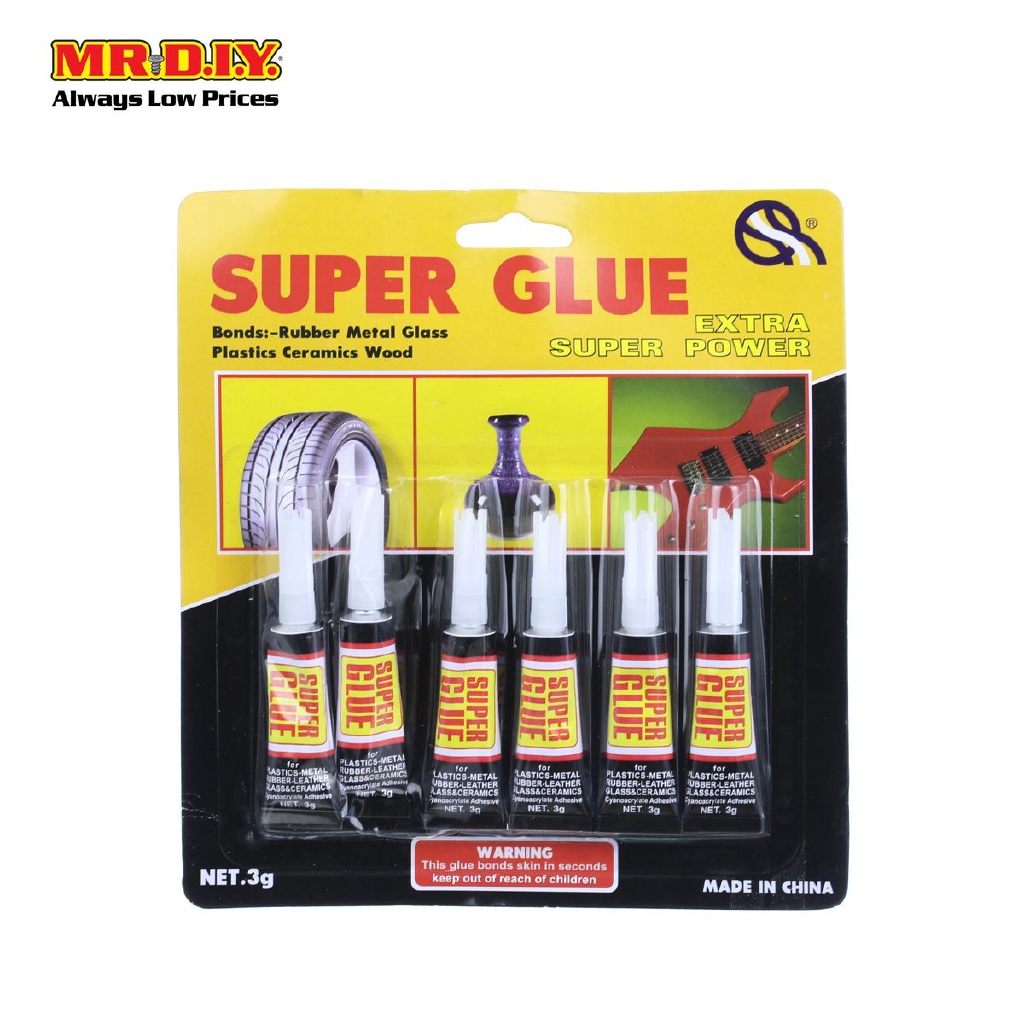 Mr Diy Super Glue 6pcs X 3g Shopee Malaysia