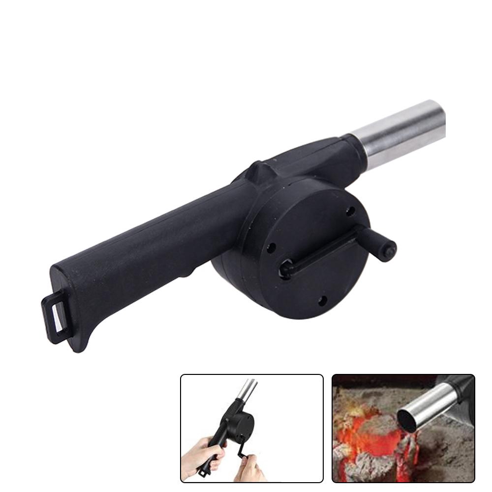 Outdoor Cook Bbq Picnic Fan Manual Air Blower Barbecue Fire