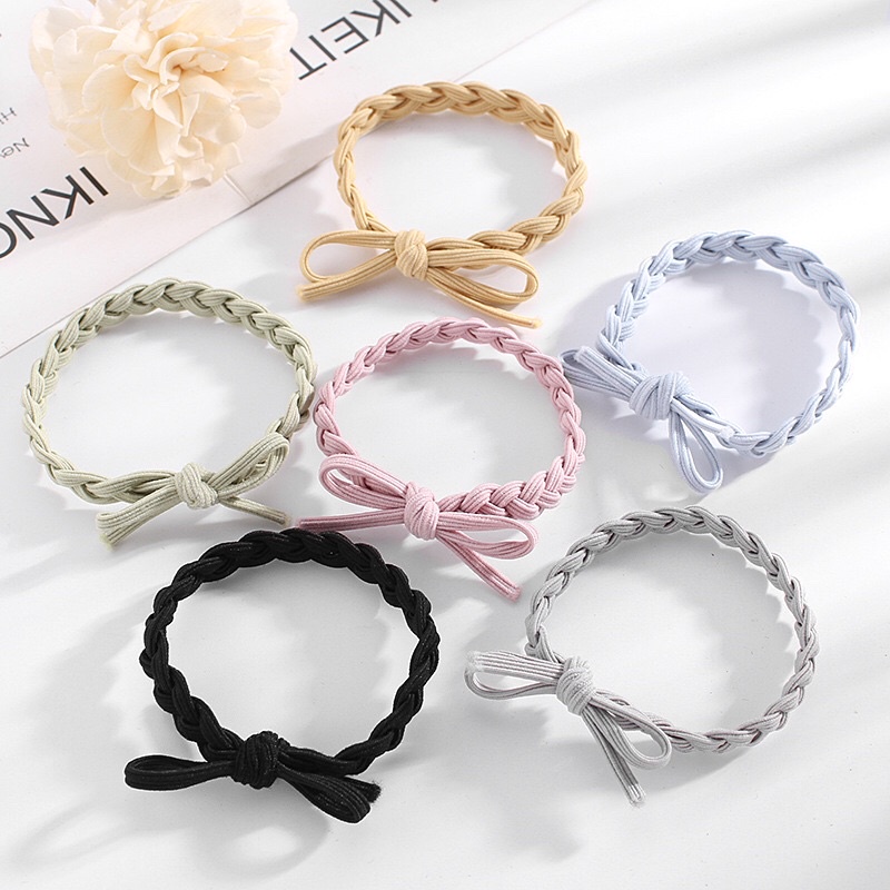 Ins Style Hair Band Tie Accessories Women Girls Pengikat Rambut Wanita ...