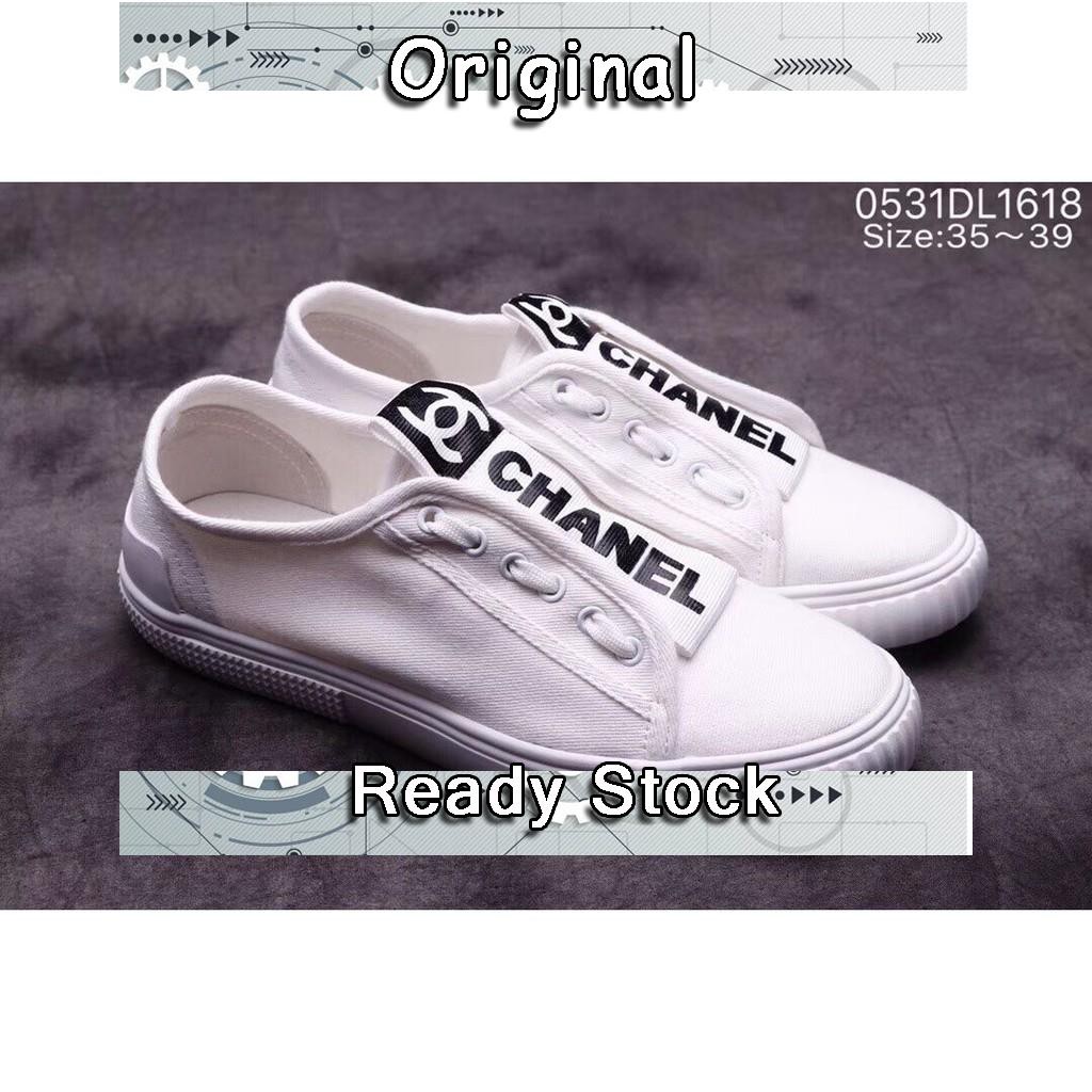 chanel canvas shoes