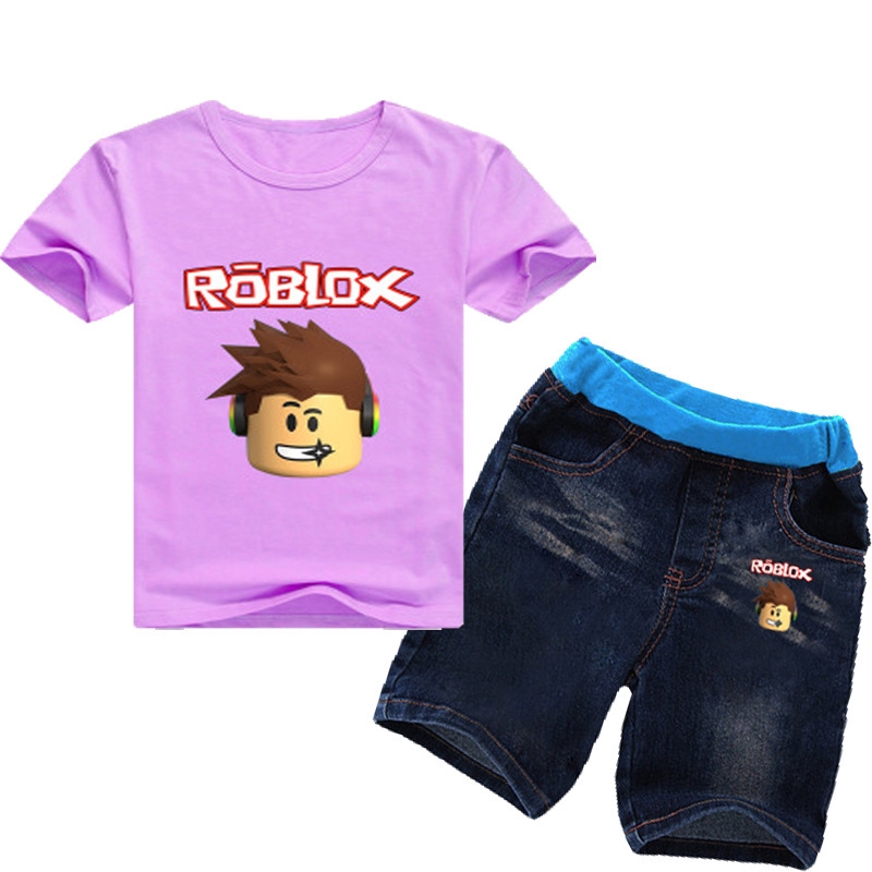 Roblox Kids Suit Children S Suit Kids Tshirt Kids Denim Shorts Baby S Suit Boy S Suit Shopee Malaysia - foto foto baju adidas roblox