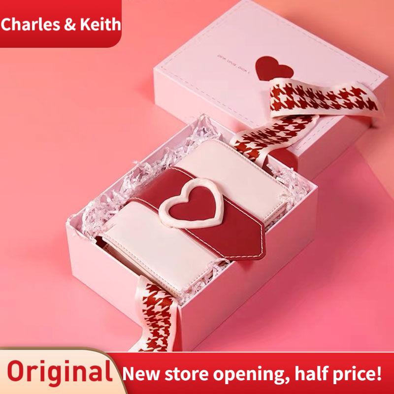 charles and keith heart bag