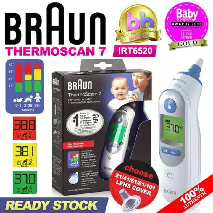 Baby Thermometers Baby Baby Safety Products Braun ThermoScan 7 IRT6520 Baby/Adult Professional