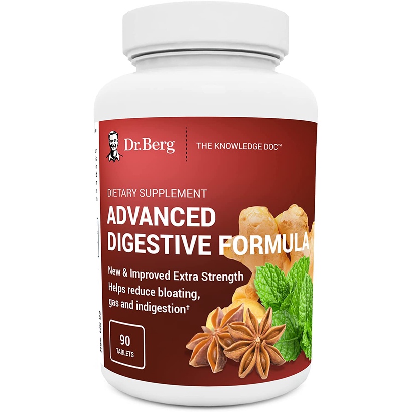 Dr. Berg's Advanced Digestive Formula Extra Strength Contains Both