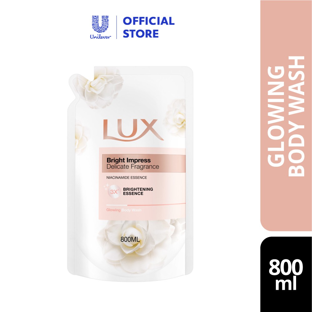 Lux Shower Gel Refill Bright Impress 800ml Shopee Malaysia
