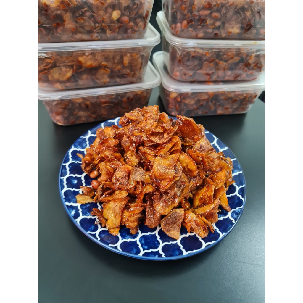 Sambal Kentang Viral Pedas Manis Rangup 300gram Sambal Goreng Kentang Sambal Kentang Ketagih Shopee Malaysia