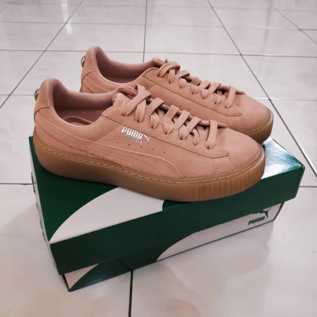 puma suede platform jewel