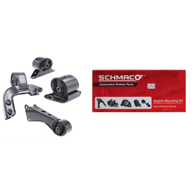 Schmaco Engine Mounting For Proton Saga Iswara Auto Manual 1set 4pc Shopee Malaysia