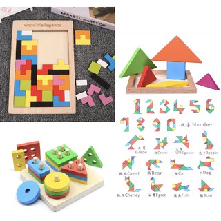 READY STOKWooden Educational Toys Kids Early Learning 