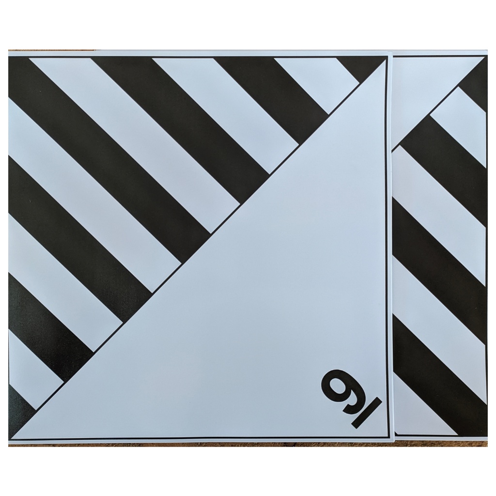 Dangerous Goods Class 9 Labels DG Sticker No. 9 HAZMAT Class 9 ...