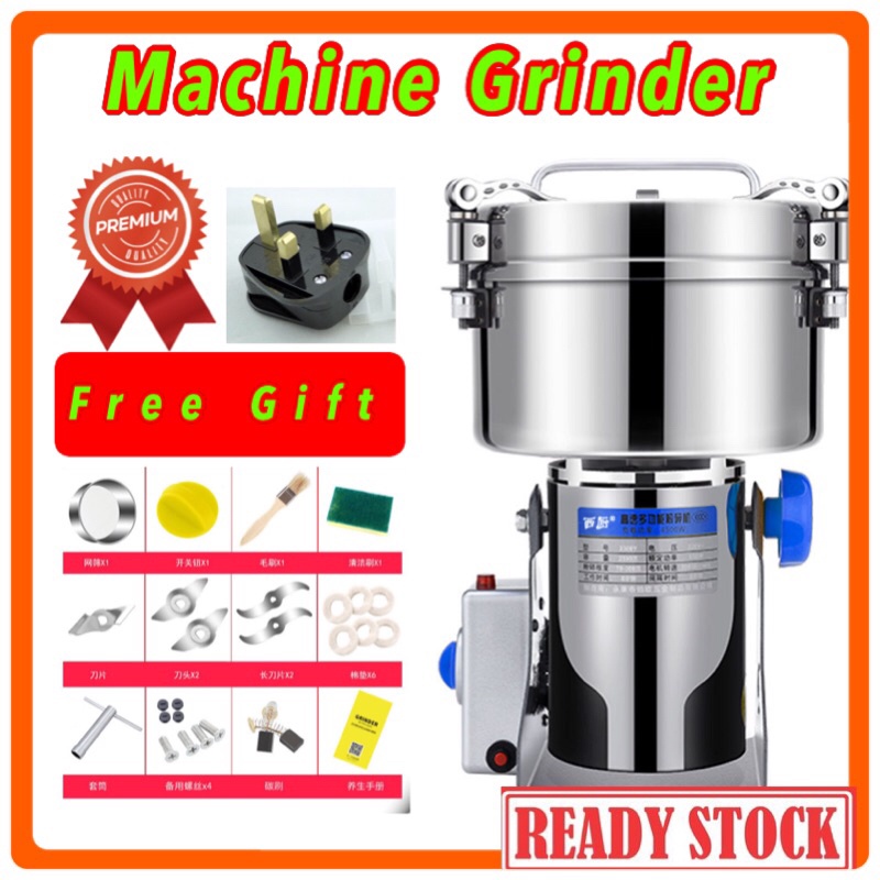 Machine Grinder Model 2500g #Dry Grinder #Heavy Duty Grinder #mesin kisar barang kering #粉粹机#磨粉机#研磨机#搅拌机#搅机