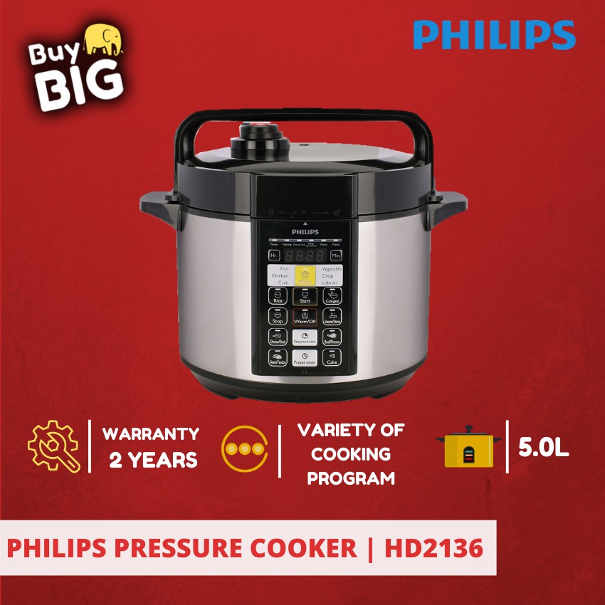 PHILIPS ME Computerized Electric Pressure Cooker with Variety cooking ...