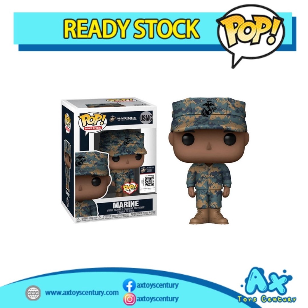 Funko Pop! Marines: Marine #USMC Exclusive 100% Genuines