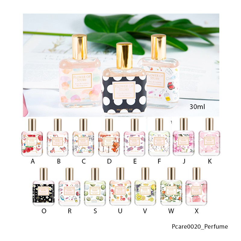 The FLOWER OF STORIES Eau De Parfume Women Toilette Minyak Wangi 30ml